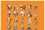 100 Hand Drawn Elements -Animals-, an Animal Illustration by Michael Rayback Design (Thumbnail 2 of 3)