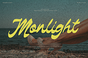 Monlight Retro Modern Script Font, a Script Font by Ronny Studio (Thumbnail 1 of 9)