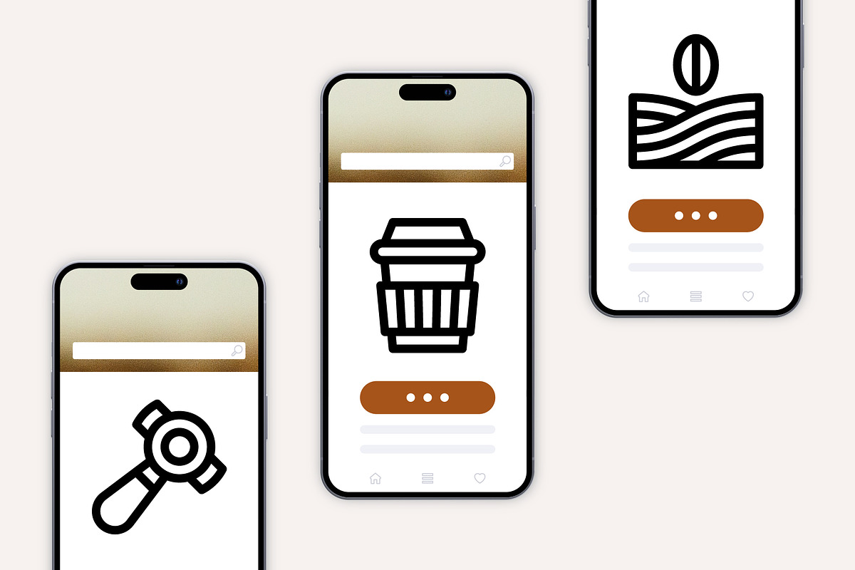 50 Coffee Icons, an Outline Icon by Side Project (Photo 6 of 8)