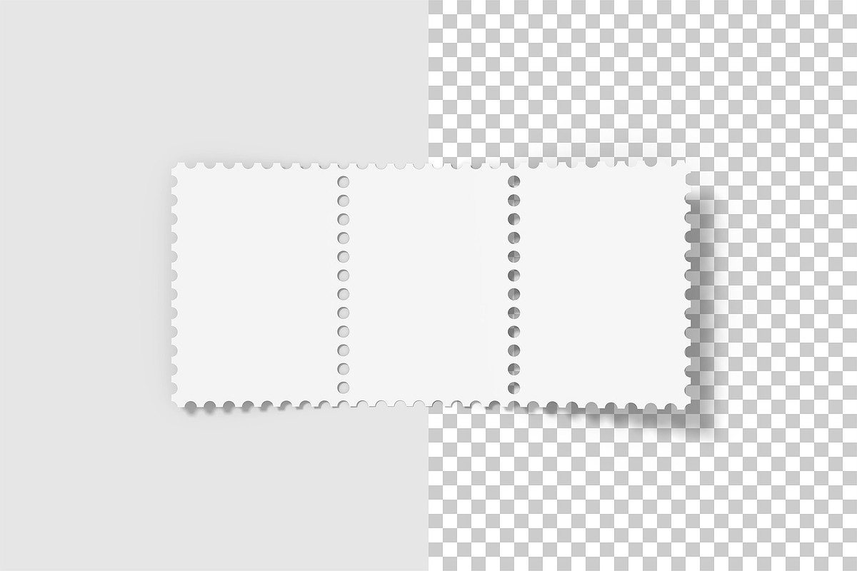 Postage Stamp Mockups Collection, a Flyer Template by Compositing Studio (Photo 6 of 22)