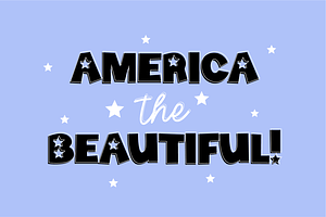 4TH OF JULY Font Bundle