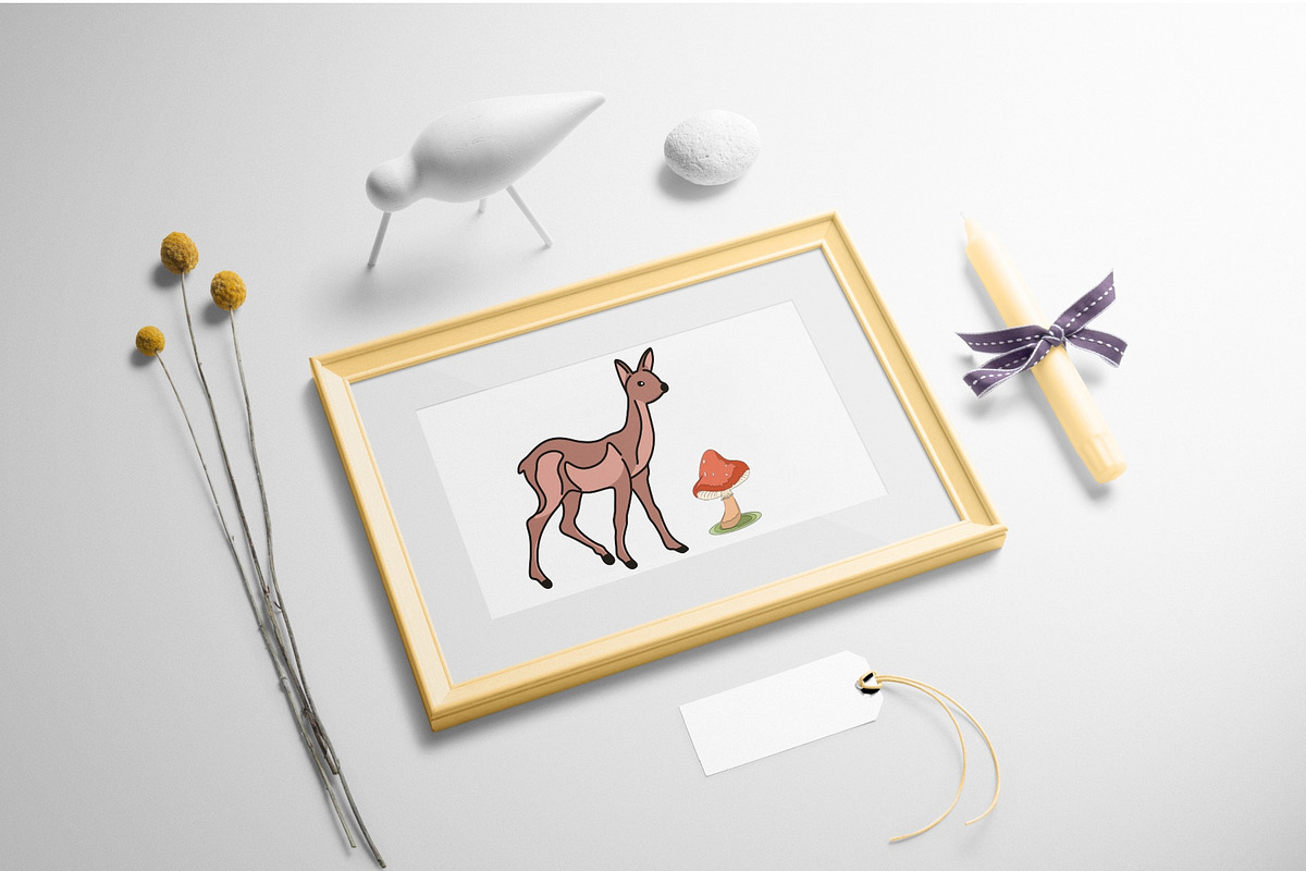 Woodland Animals Digital Stamps, a Graphic by Favorites_Art (Photo 12 of 17)