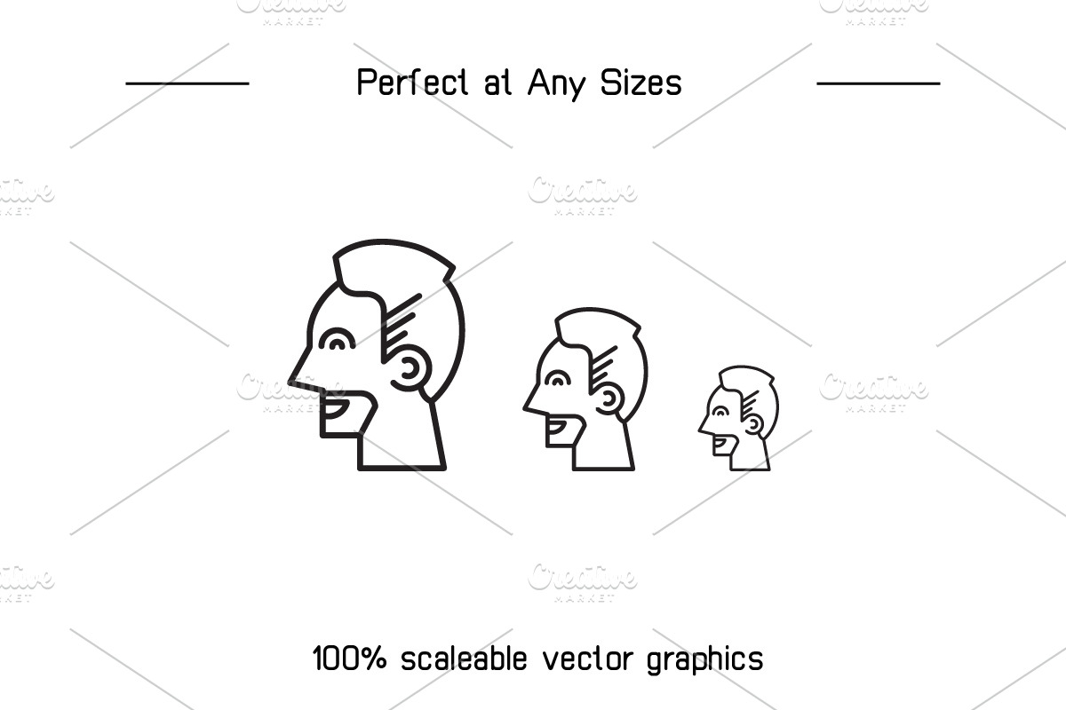 People User Avatars Set, a Person Illustration by Designfour (Photo 7 of 7)