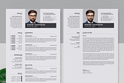 Modern Resume/CV Template, a Resume Template by Proper_media (Thumbnail 2 of 5)