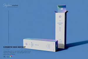 Cosmetic Boxes Mockup, a Packaging Mockup by skybluecreative