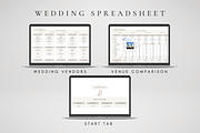 Digital Wedding Spreadsheet, a Templates & Theme by BRANDcontent (Thumbnail 5 of 8)
