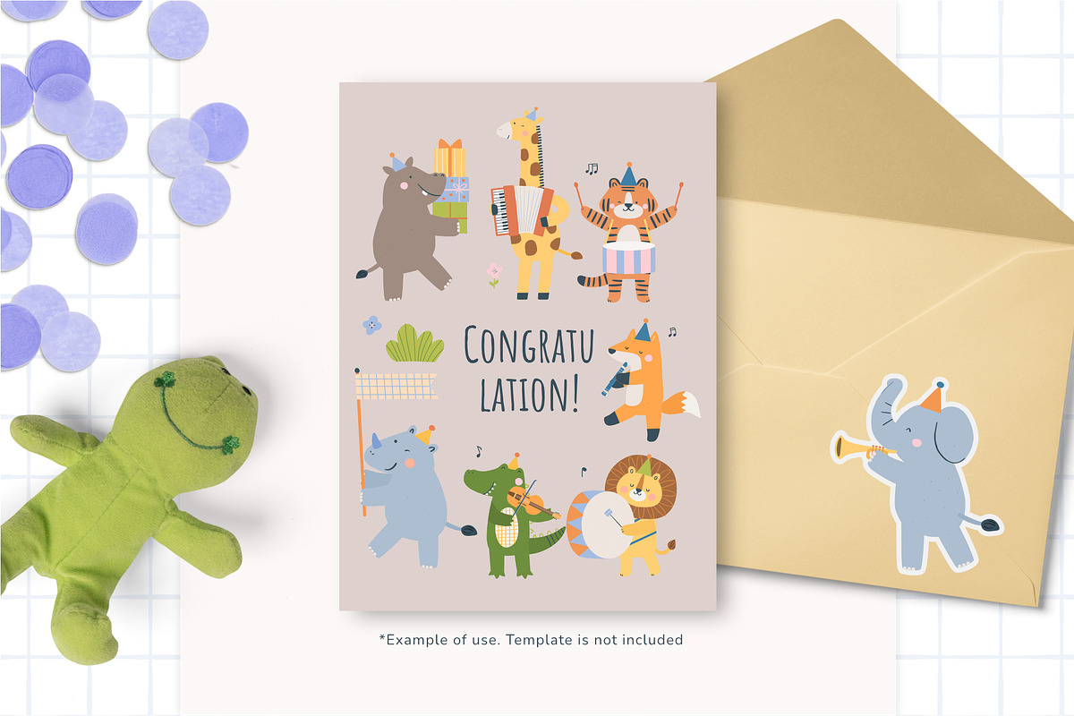 Animals Music Parade, an Animal Illustration by Petit Citizen Design (Photo 6 of 8)