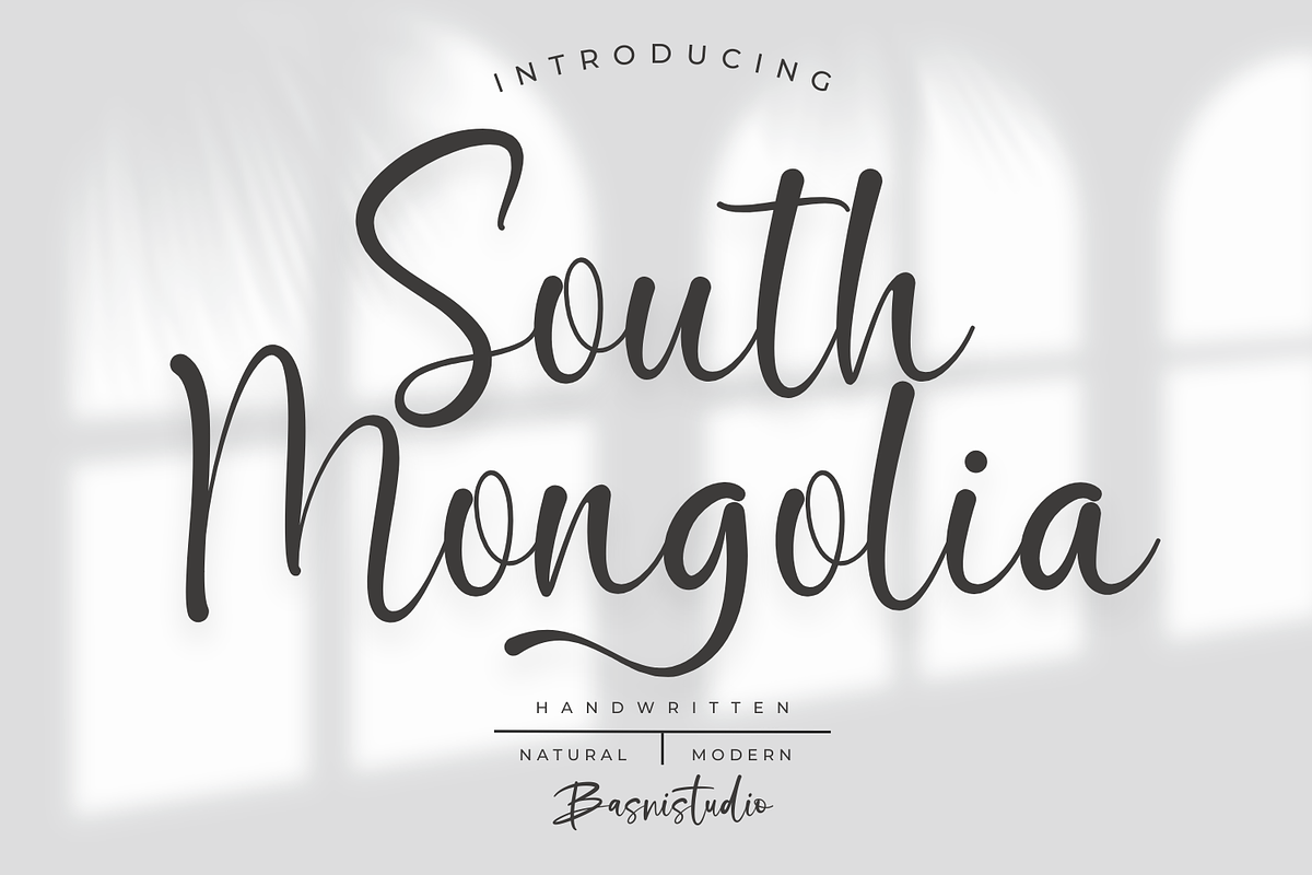 South Mongolia Handwritten Font
