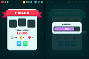 GUI for Low Poly Game, an Illustration by wowu (Thumbnail 6 of 7)