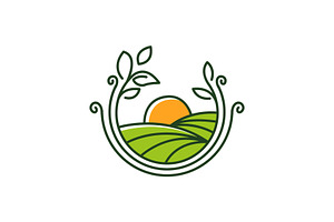 Nature Logo, a Branding & Logo Template by Xoovion