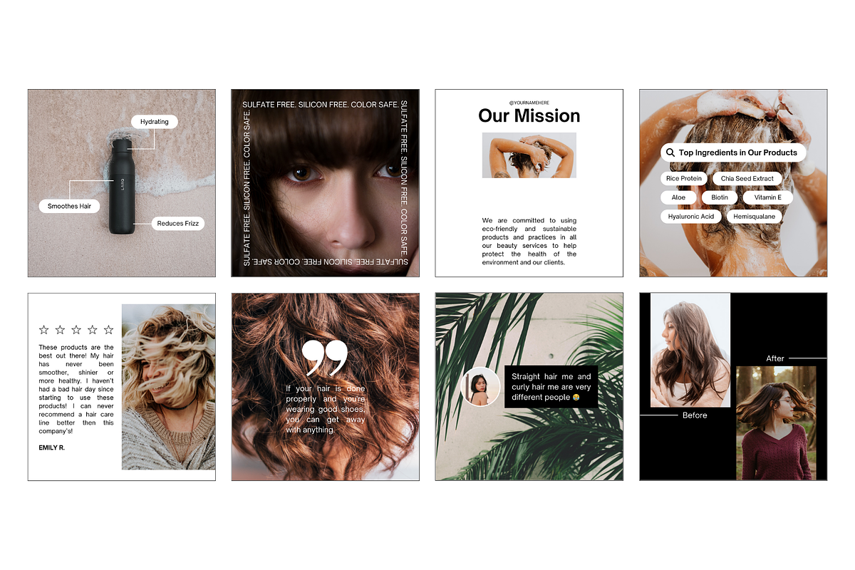 Minimalist Instagram Canva Template