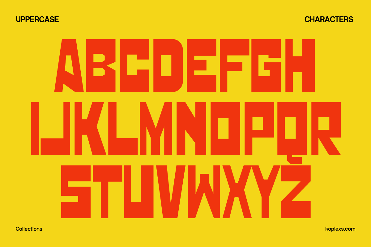 Baroth Font | Bold Display Typeface, a Sans Serif Font by Koplexs Studio (Photo 4 of 10)