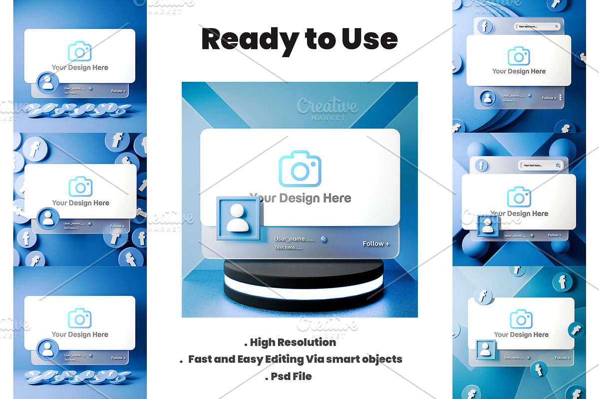 Social Media Feed Mockup, an Advertising Mockup by samsulpassive (Photo 2 of 3)