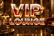 Illustration of chic golden 3D font, an Object Graphic by popskraft (Thumbnail 2 of 3)