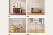 Two Frame Mockups DIN A Ratio, a Household Mockup by Bonumo (Thumbnail 2 of 9)