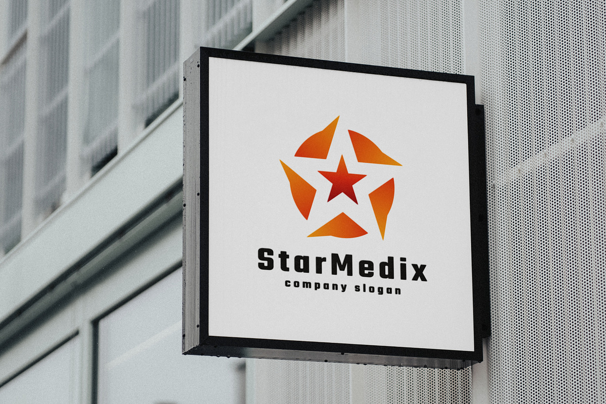 Star in Star Media Logo, a Branding & Logo Template by Design_Planet (Photo 3 of 3)