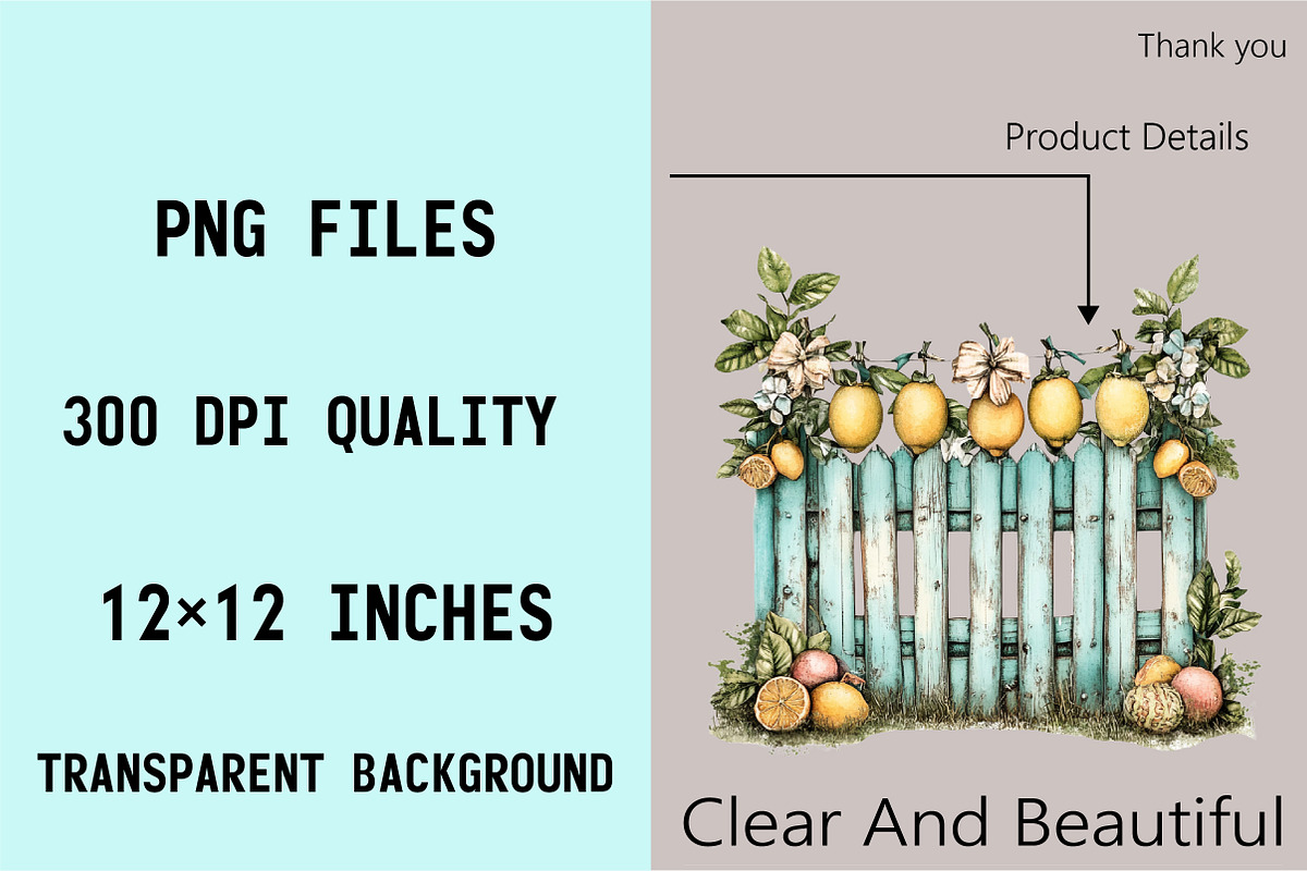 Summer Funny Fence Clipart, an Illustration by SVGArt (Photo 4 of 9)