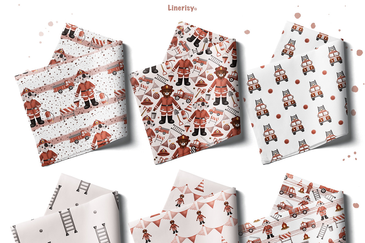 Fire station- children collection, an Animal Illustration by Linerisyart (Photo 11 of 15)
