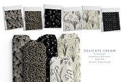 6 Seamless Pattern: Delicate Cream, a Pattern Graphic by StudioCitra (Thumbnail 1 of 10)