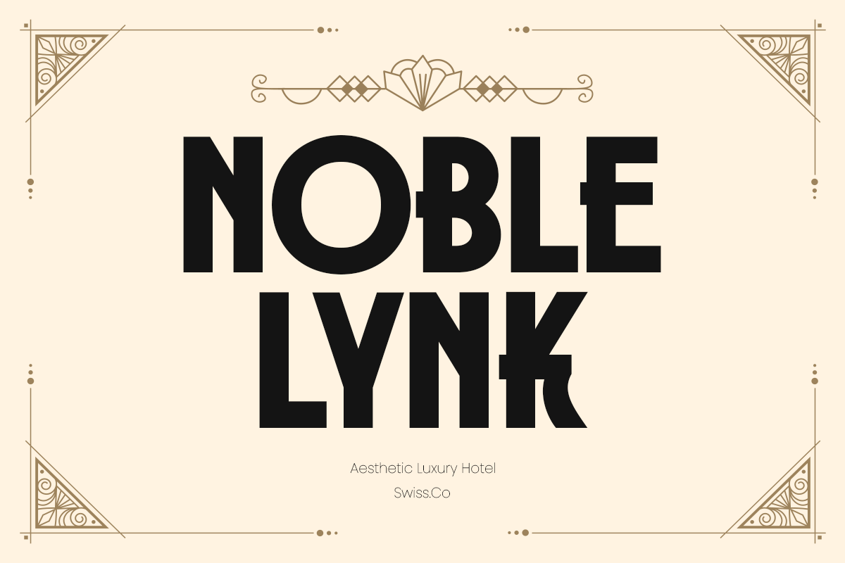 Hornet - Modern Art Deco Font, a Sans Serif Font by TokoPress (Photo 2 of 12)