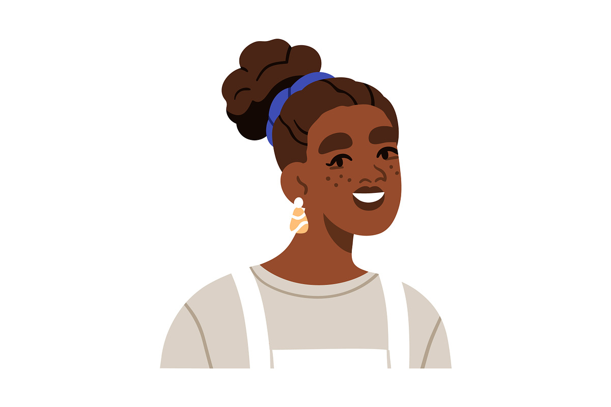 African-American women portraits set, a Person Illustration by Good Studio (Photo 16 of 16)