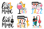 Music, party and wine collection, an Animal Illustration by JULYMILKS (Thumbnail 2 of 8)