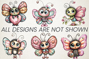 Whimsical Easter Butterfly Clipart, an Animal Illustration by RobertsArt (Thumbnail 5 of 6)