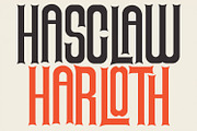 Hasclaw Harloth Highstem Font, a Sans Serif Font by Maulana Creative (Thumbnail 1 of 8)