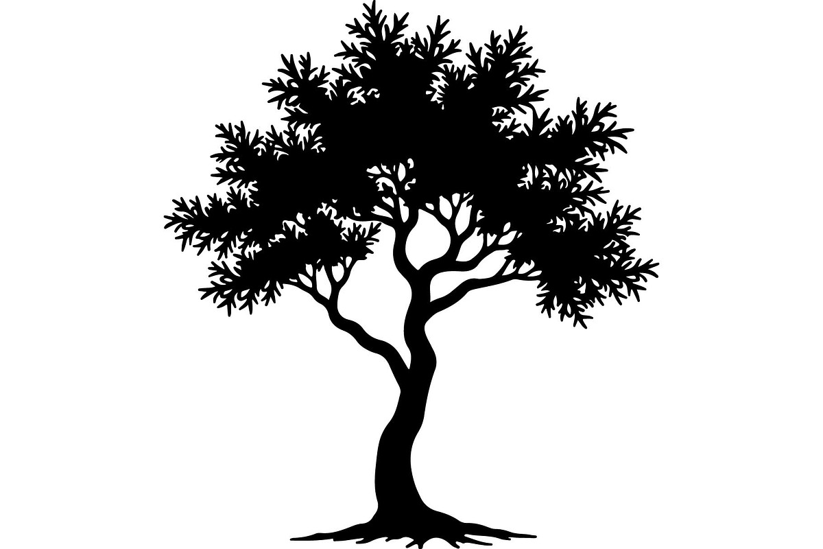 Black Tree Vector Clipart Pack, an Object Graphic by Designer_Momina (Photo 6 of 10)