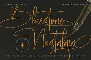 Bluestone Nostalgia Modern Signature