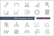 Minimal 100 business icons, an Outline Icon by Picture Window (Thumbnail 4 of 10)