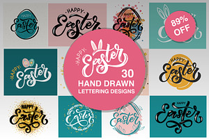 Easter Hand Drawn Design Set