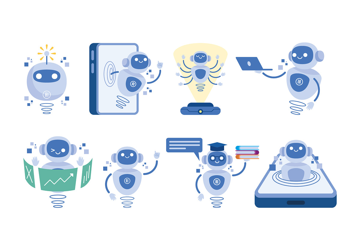 AI Assistant Robot Set