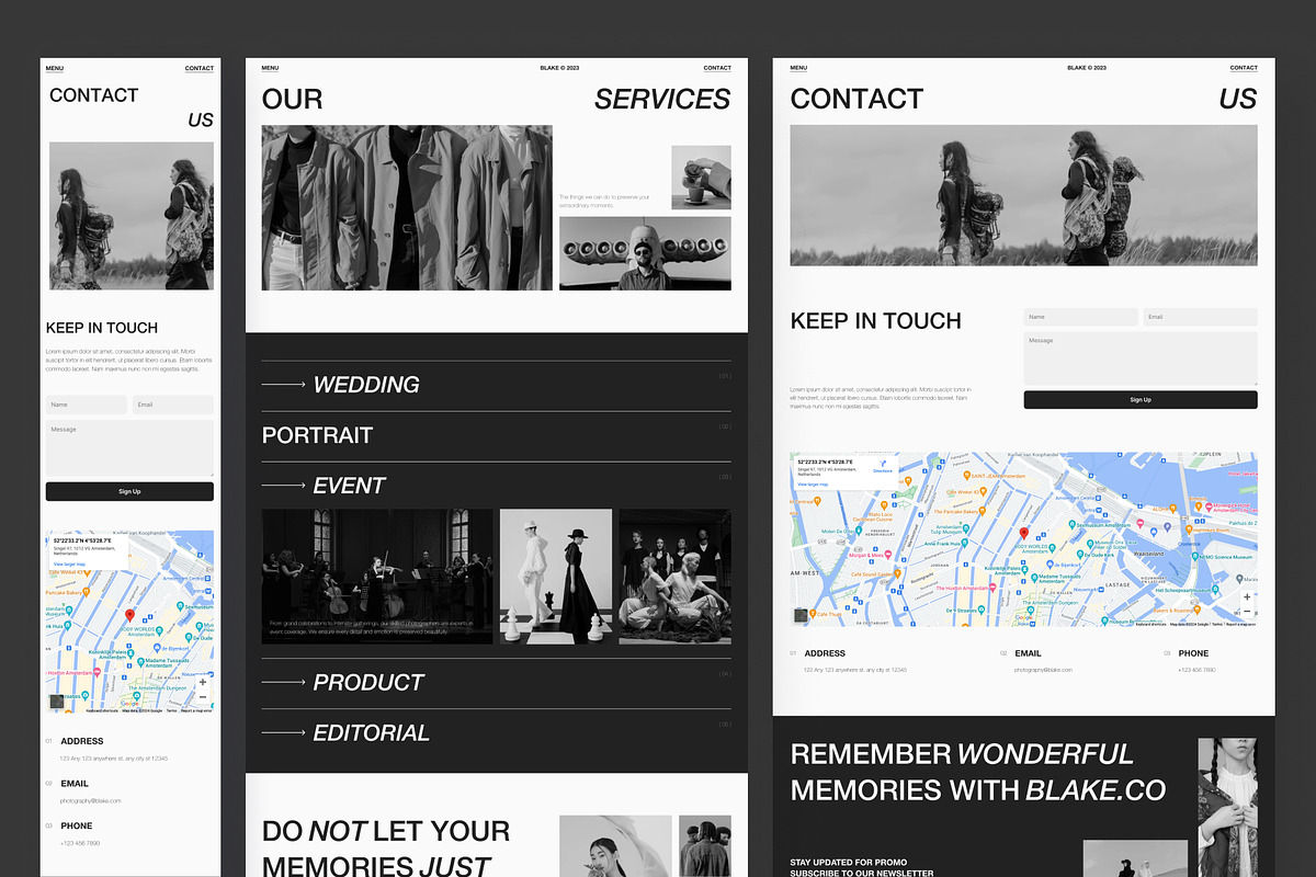 Blake - Photography Website Framer, a Websites & App Template by peterdraw (Photo 4 of 5)