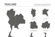 Region Silhouettes of 88 countries, an Education Illustration by asantosg (Thumbnail 18 of 19)
