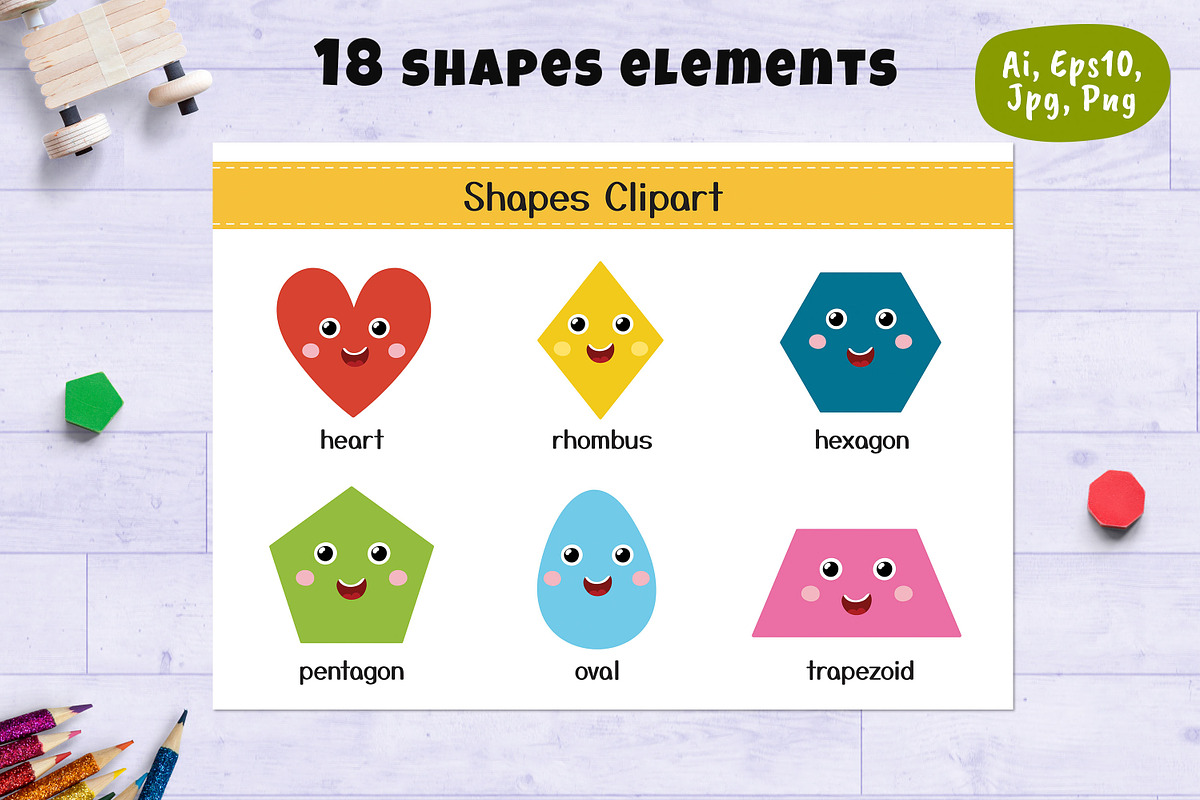 Shapes Activities for Kids, an Education Illustration by Gulnara Sabirova (Photo 18 of 19)