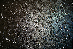 Decorative floral pattern in, a Background Photo by HalfPoint