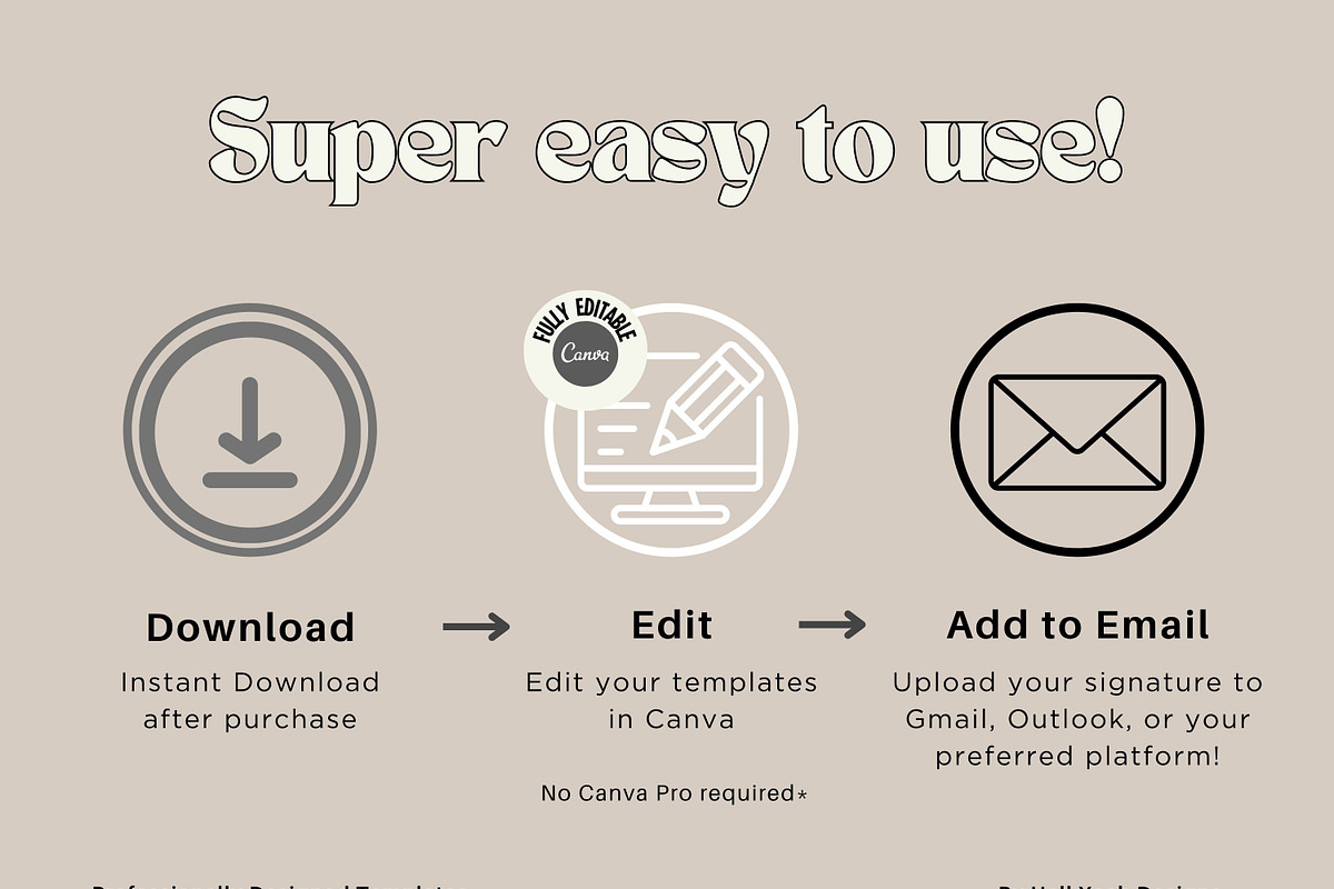 Modern email Signature Templates preview 3