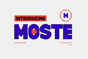 Moste Modern Sans Serif Font, a Sans Serif Font by Perfectype (Thumbnail 1 of 10)