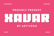 Xavar - Rounded Bold Font