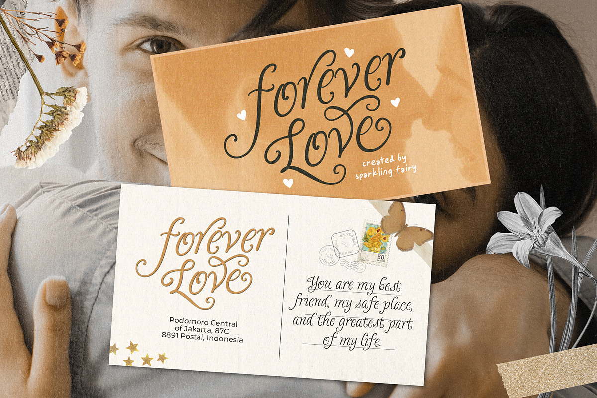 Sparkling Fairy - Whimsical Script, a Script Font by Sarid Ezra (Photo 3 of 11)