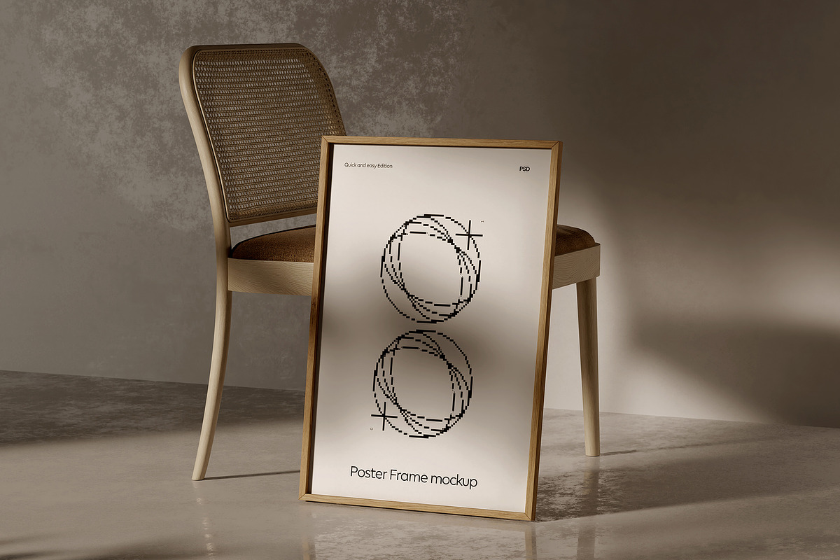 Poster Mockup Aesthetic, a Mockup by Croma Studio (Photo 2 of 6)