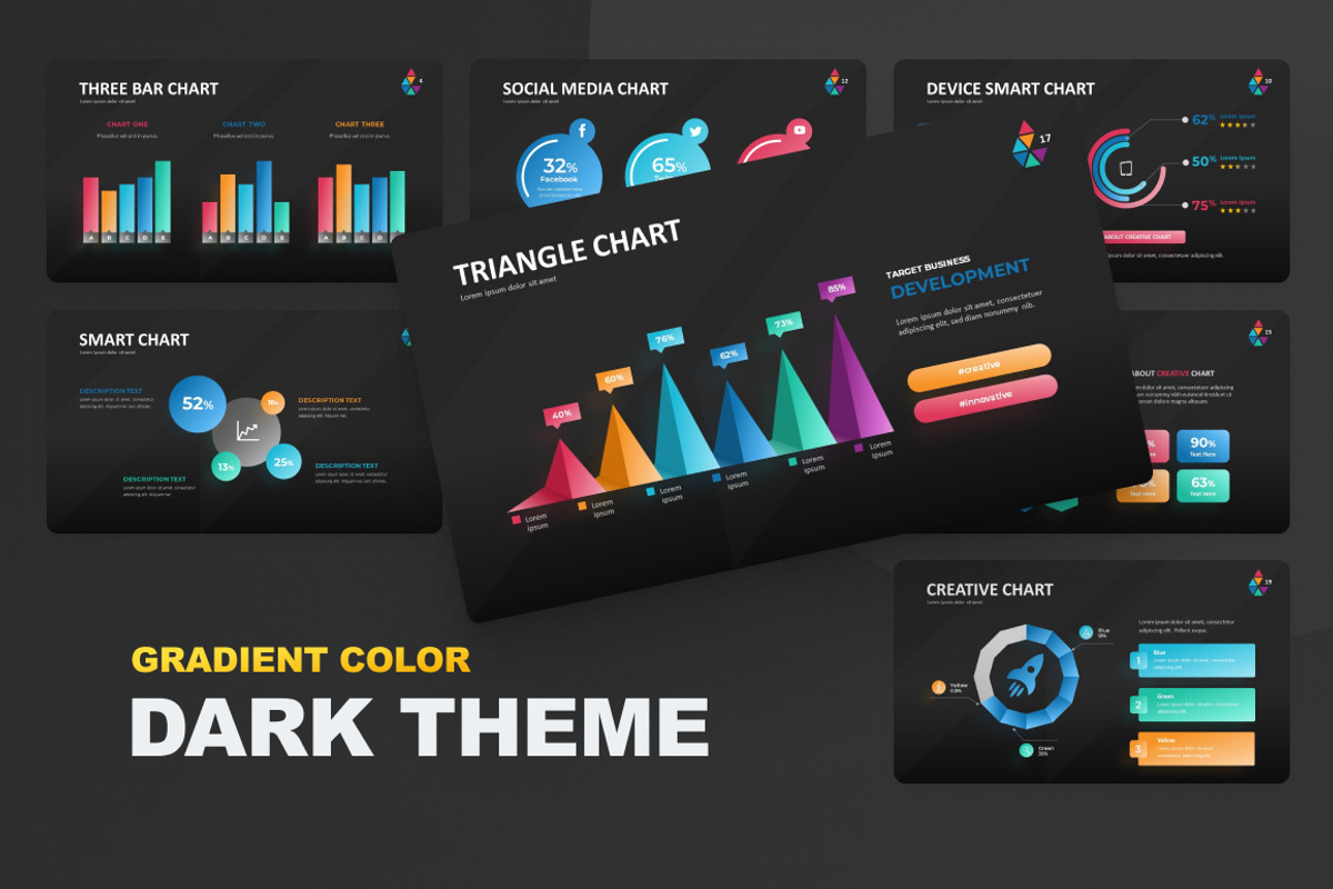 Smart Chart Infographic Powerpoint, a Presentation Template by Brandearth RRGraph (Photo 12 of 15)