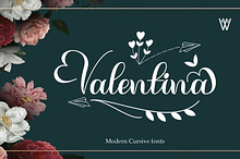 Valentina Cursive font Script Font