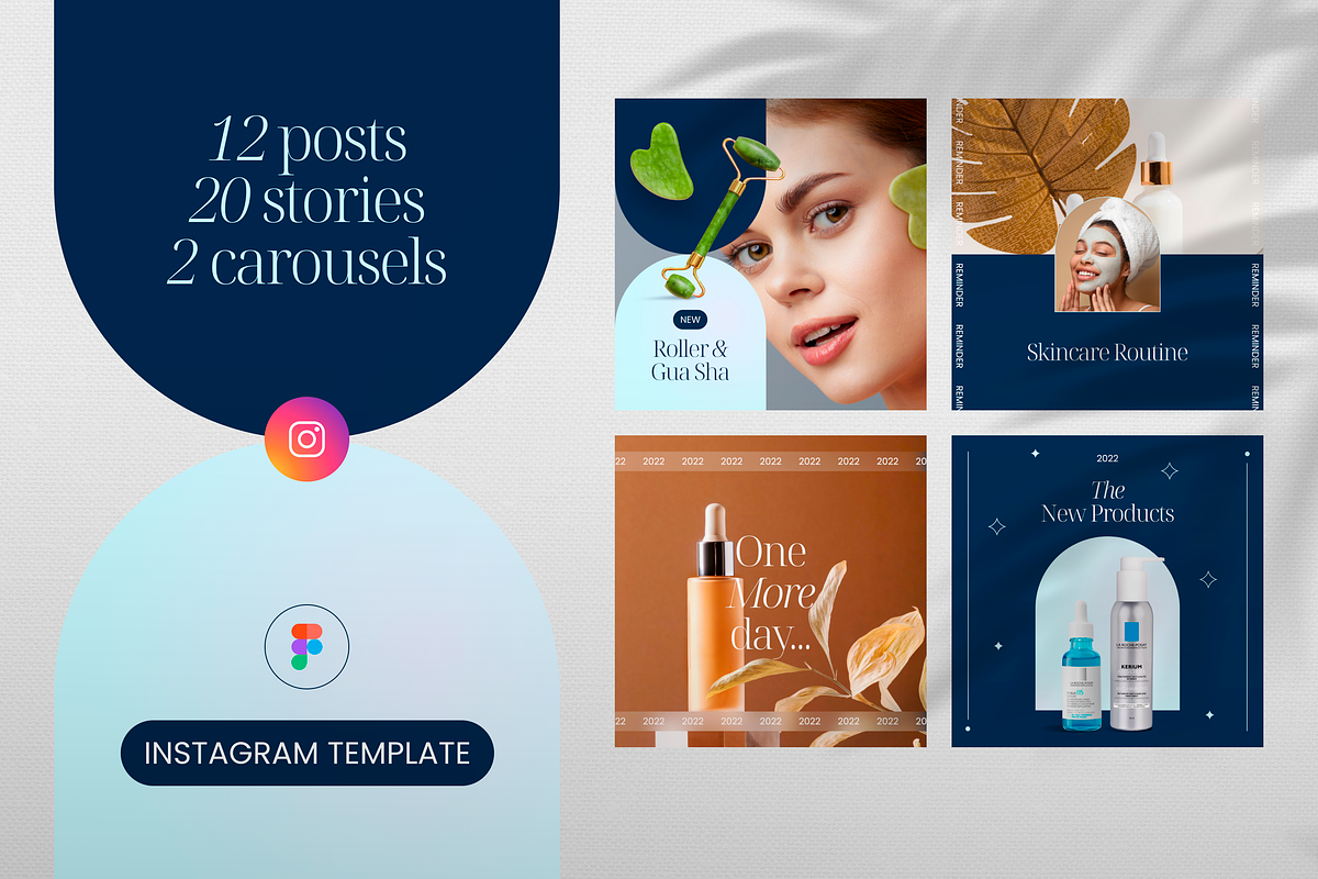 Instagram Cosmetology Posts, Stories, a Social Media Template by Creative Instagram shop (Photo 1 of 5)