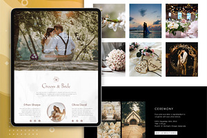 Wedding Invitation Website Template