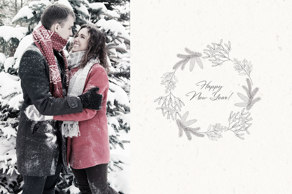 Christmas Time. Winter Bouquets., a Seasonal Illustration by Designwork (Photo 8 of 19)