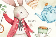 Alice's Tea Party, an Animal Illustration by Flora+Bear (Thumbnail 4 of 4)