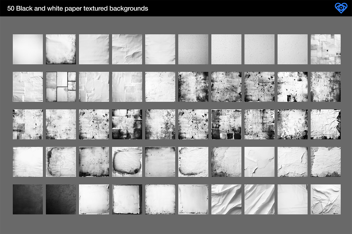 Paper - 50 Black & White Backgrounds, a Background Graphic by ikono.me (Photo 6 of 6)