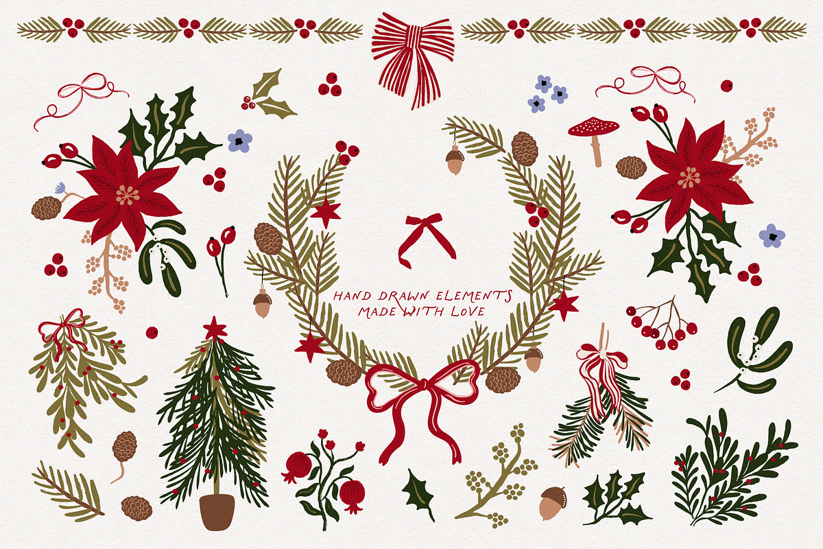 Whimsy Christmas collection, a Seasonal Illustration by lokko studio (Photo 5 of 11)
